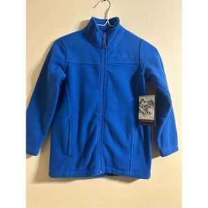 NWT Swiss Alps fleece zip up jacket size 8 boys